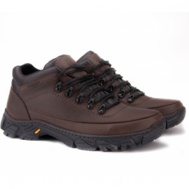 Wishot(t) 4043-007-brn 44(р) ботинки brown 100% кожа/шерсть