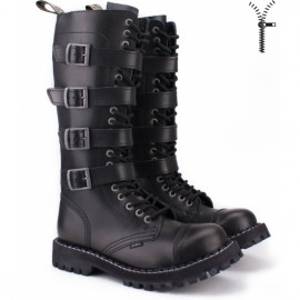 Steel 139/140oz4p-blk 42(р) ботинки black 100% кожа