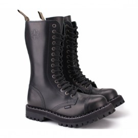 Steel 135/136o-blk 40(р) ботинки black 100% кожа