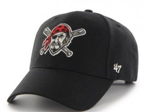 Кепка 47 Brand Pittsburgh Pirates Wool B-MVP20WBV-BKO Black Акрил