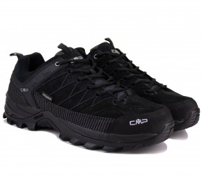 Кроссовки CMP Rigel Low Trekking Shoes Wp 3Q13247-72YF Black Замша