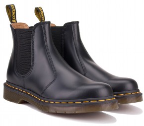 Ботинки Dr. Martens 2976 Yellow Stitch Smooth Leather Chelsea Boots 22227001 Black
