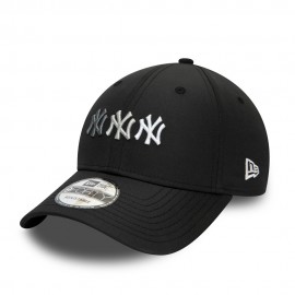 Кепка New Era New York Yankees Logo Black 9FORTY Cap 60141652 Black