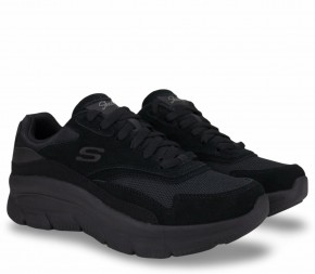 Кроссовки Skechers Relaxed Fit: Modern D'Lux - Free Mind 158590 BBK черные