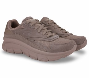 Кроссовки Skechers Relaxed Fit: Modern D'Lux - Free Mind 158590 DKTP бежевые