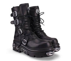 Черевики New Rock Boot Black Reactor With Laces M-373-S4