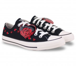 Кеди Converse Chuck Taylor All Star Roses A13651C Black