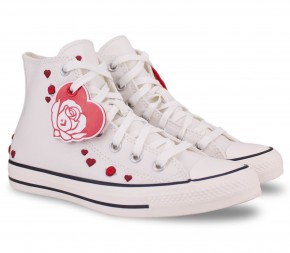 Кеди Converse Chuck Taylor All Star HI Valentine's Day A13650C White