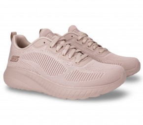 Кроссовки Skechers BOBS Sport Squad Chaos - Face Off 117209 NUDE розовые