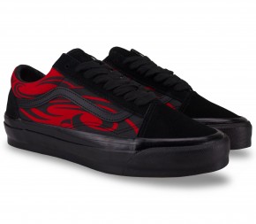 VANS VN000D564581(VX1612) Кросiвки 40(7,5)(р) Black/Red Old Skool