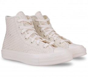 Кеди Converse Chuck 70 Woven Leather A16402C бежеві