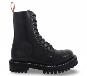Ботинки Steel на 10 люверсів 105-106/OM/B (MONSTER) Black