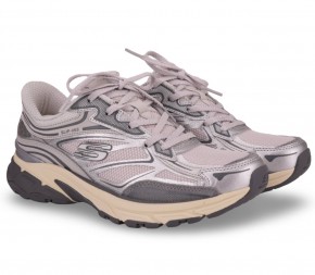 Кроссовки Skechers Slip-Ins: Stamina Sport 150710 SIL серебристые