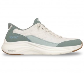 Кроссовки Skechers Slip-ins: Contour Foam - Cozy Fit 150404 SAGE зелёные