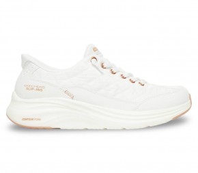 Кроссовки Skechers Slip-ins: Contour Foam – Cozy Fit 150413 WTRG белые