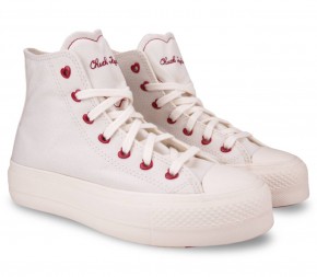 Кеди Converse Chuck Taylor All Star Lift HI Valentine's Day A19058C білі