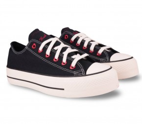 Кеди Converse Chuck Taylor All Star Lift OX Valentine's Day A19059C чорні
