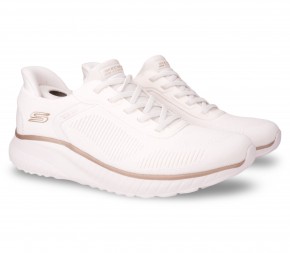 Кроссовки Skechers Slip-ins: BOBS Sport Squad Chaos 117497 WTGD белые