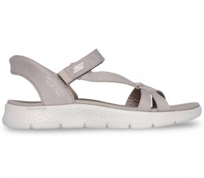 Босоножки Skechers Slip-Ins: GO Walk Flex - Illuminate 141481 TPE бежевые