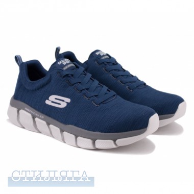 Skechers Кроссовки skechers relaxed fit 52843/nvgy(km3069) 41(8)(р) navy/grey текстиль - Картинка 1