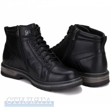 Wishot Wishot(t) 8801-blk 41(р) ботинки black 100% кожа/шерсть - Картинка 2