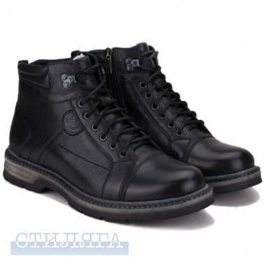 Wishot Wishot(t) 8801-blk 41(р) ботинки black 100% кожа/шерсть - Картинка 1