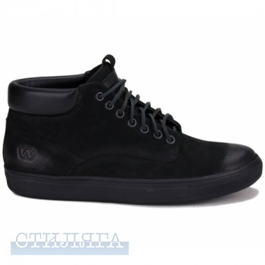 Wishot Wishot(t) 906-022-b 44(р) ботинки black 100% кожа - Картинка 3