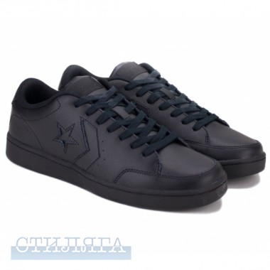 Converse Converse star court ox sneakers 159803c 40((7)(р) кроссовки black/black 100% кожа - Картинка 1