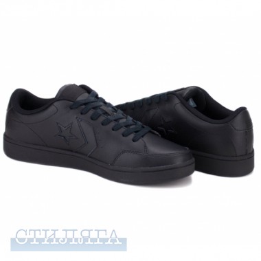 Converse Converse star court ox sneakers 159803c 40((7)(р) кроссовки black/black 100% кожа - Картинка 2