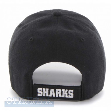47 brand Кепка 47 brand san jose sharks mvp22wbv-bk o/s(р) black шерсть - Картинка 4