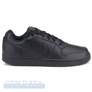 Nike Кроссовки nike ebernon low aq1775-003 43(9,5)(р) black/black 100% кожа - Картинка 3