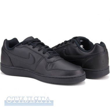 Nike Кроссовки nike ebernon low aq1775-003 43(9,5)(р) black/black 100% кожа - Картинка 2