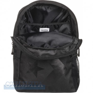 Converse Рюкзак converse speed backpack (star chevron) 10005996-001 black полиэстер - Картинка 3
