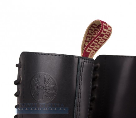 Steel Ботинки Steel 105/106/O на 10 люверсов Black Кожа  - Картинка 10