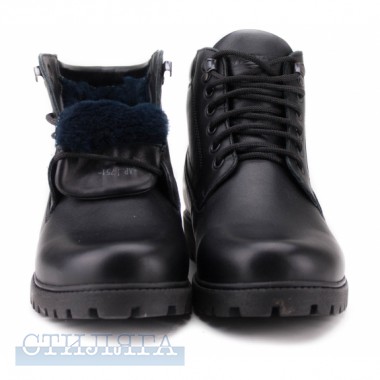 Wishot Wishot(t) 751-blk 43(р) ботинки black 100% кожа/шерсть - Картинка 2