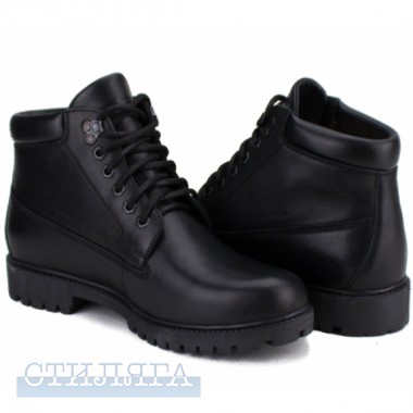 Wishot Wishot(t) 751-blk 43(р) ботинки black 100% кожа/шерсть - Картинка 3