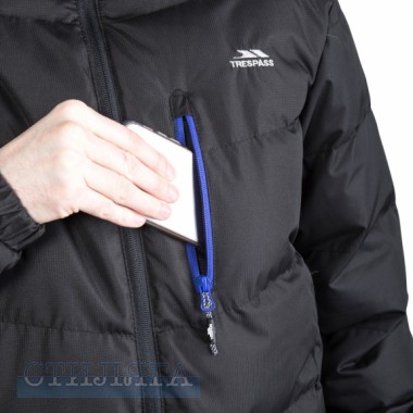 Trespass Trespass blustery casual padded jacket majkcak20004 xs(р) куртка royl/black нейлон - Картинка 6