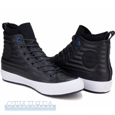 Converse Кеды converse chuck taylor waterproof boot leather 157492c 41(7,5)(р) black 100% кожа - Картинка 2