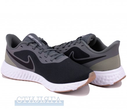 Nike Кроссовки Nike Revolution 5 BQ3204-016 Black/Grey Текстиль - Картинка 2