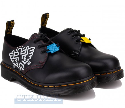 Dr.martens Туфли Dr. Martens Keith Haring 1461 Smooth 26834001 Black - Картинка 1