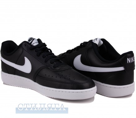 Nike Кроссовки Nike Court Vision Low CD5463-001 Black Кожа - Картинка 2