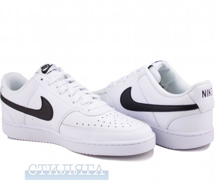 Nike Кроссовки Nike Court Vision Low CD5463-101 White Кожа - Картинка 2