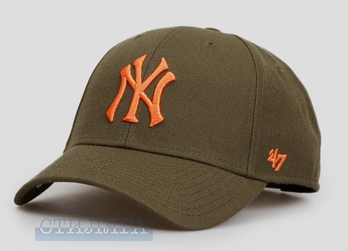 47 brand Кепка 47 Brand New York Yankees B-MVPSP17WBP-SWC Khaki - Картинка 1