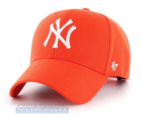 47 brand Кепка 47 Brand New York Yankees B-MVPSP17WBP-TH Orange - Картинка 1