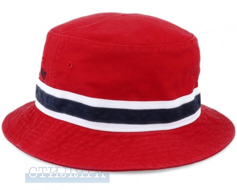 47 brand Панама 47 Brand Striped Bucket Boston Red Sox B-SDBKT02GWF-RD Red - Картинка 2