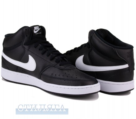 Nike Кроссовки Nike Court Vision Mid CD5466-001 Black Кожа - Картинка 2