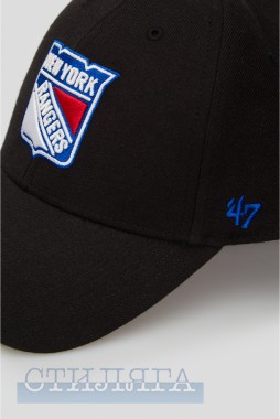 47 brand Кепка 47 Brand NHL New York Rangers H-MVP13WBV-BKB Black - Картинка 3