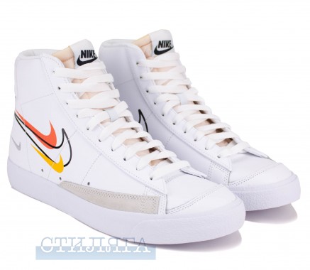 Nike Кроссовки Nike Blazer Mid '77 DN7996-100 White Кожа - Картинка 1