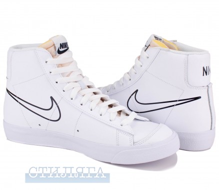 Nike Кроссовки Nike Blazer Mid '77 DN7996-100 White Кожа - Картинка 2