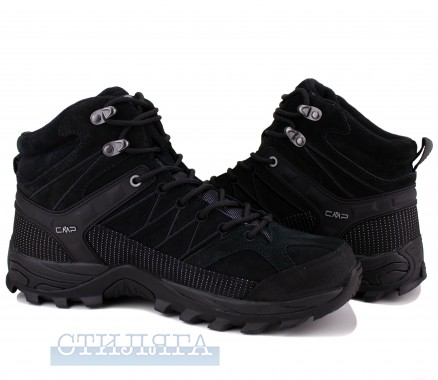 Cmp  Ботинки CMP Rigel Mid Trekking Shoes Wp 3Q12947-72YF Black Замша - Картинка 2